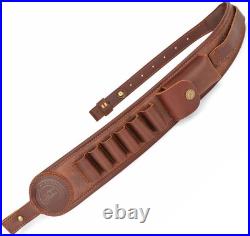 Shotgun 12 Gauge Ammo Shell Holder Bandolier Gun Shoulder Strap Sling (Swivels)