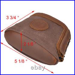 Slip On Gun Recoil Pad with Matched Color Rifle Sling, Leather Canvas