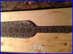 Snake skin Gun sling Montana Prairie Rattler / leather hand crafted adjustable