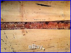 Snake skin Gun sling Timber Rattler (RARE FRESH SHED) leather hand crafted