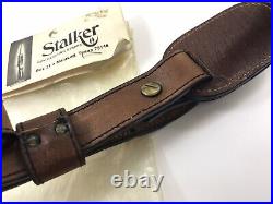 Stalker 106 Cowhide Leather Rifle Sling Gun Carrying Strap Italy Vintage 9851-X