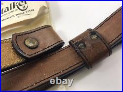 Stalker 106 Cowhide Leather Rifle Sling Gun Carrying Strap Italy Vintage 9851-X