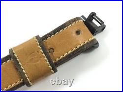 Stalker Cowhide Leather Rifle Sling With Quick Connect Vintage 9627-P