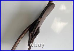 Stalker Deer Padded Leather Rifle Sling With Suede Backing
