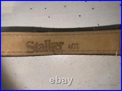 Stalker Vintage Cowhide Leather Hunting Rifle Sling 401 Gun Carrying Strap