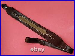 Stitched Weave Buffalo/Cowhide Hide Leather Cobra Sling Suede Backed QD Swivels