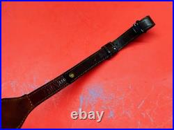 Stitched Weave Buffalo/Cowhide Hide Leather Cobra Sling Suede Backed QD Swivels