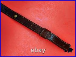 Stitched Weave Buffalo/Cowhide Hide Leather Cobra Sling Suede Backed QD Swivels