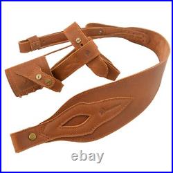 Suit of Leather Gun No Drill Harnessed Buttstock Holder, Sling Loop, Gun Sling