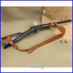 Suit of Leather Gun No Drill Harnessed Buttstock Holder, Sling Loop, Gun Sling