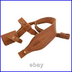 Suit of Leather Gun No Drill Harnessed Buttstock Holder, Sling Loop, Gun Sling