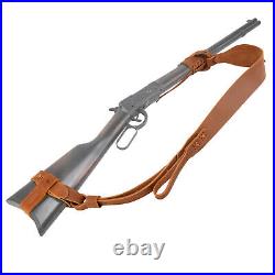 Suit of Leather Gun No Drill Harnessed Buttstock Holder, Sling Loop, Gun Sling
