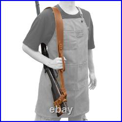 Suit of Leather Gun No Drill Harnessed Buttstock Holder, Sling Loop, Gun Sling