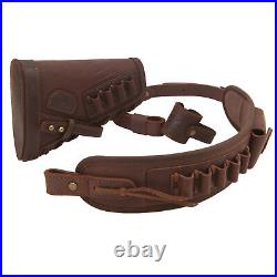 Suit of No Drill Leather Rifle Buttstock, Sling, Sling Loop for. 22LR. 30-06.30-30 Suit of No Drill Leather Rifle Buttstock, Sling, Sling Loop for. 22LR. 30-06.30-30