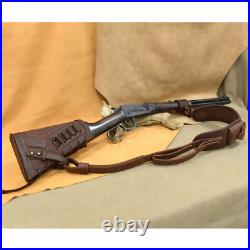 Suit of No Drill Leather Rifle Buttstock, Sling, Sling Loop for. 22LR. 30-06.30-30 Suit of No Drill Leather Rifle Buttstock, Sling, Sling Loop for. 22LR. 30-06.30-30