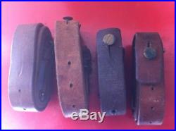 Swedish Mauser Original Leather Slings Lot Of 4