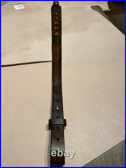 TIKKA # 2 Custom Leather Rifle Sling Hand Tooled and Handmade in the USA