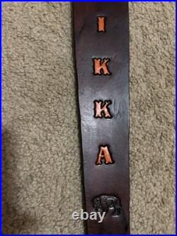 TIKKA Custom Leather Rifle Sling Hand Tooled And Made in the USA