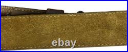 TOREL 4832 Rifle Gun Sling Deer Buck Acorns Stitched Leather Swivel EUC USA