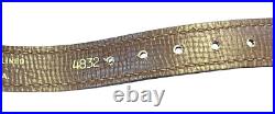 TOREL 4832 Rifle Gun Sling Deer Buck Acorns Stitched Leather Swivel EUC USA