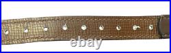 TOREL 4832 Rifle Gun Sling Deer Buck Acorns Stitched Leather Swivel EUC USA