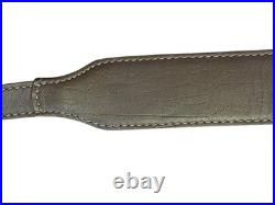 TOREL 4832 Rifle Gun Sling Deer Buck Acorns Stitched Leather Swivel EUC USA
