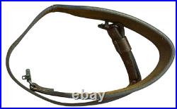 TOREL 4832 Rifle Gun Sling Deer Buck Acorns Stitched Leather Swivel EUC USA