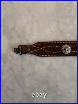 TOREL Rifle Gun Sling Texas Leather Belt