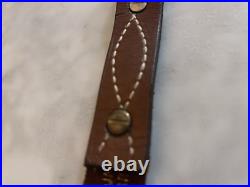 TOREL Rifle Gun Sling Texas Leather Belt