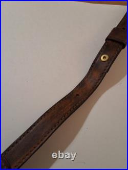 TOREL TOP GRAIN COWHIDE Made In U. S. A. 4885 Rifle Sling RARE DEER SCENE