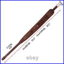 TOURBON 12GA Ammo Carry Holster 2 Point Shotgun Sling Finger Rest Strap Hunting