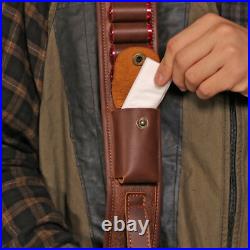 TOURBON 12GA Ammo Carry Holster 2 Point Shotgun Sling Finger Rest Strap Hunting