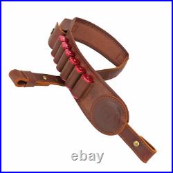TOURBON 12GA Ammo Carry Holster 2 Point Shotgun Sling Finger Rest Strap Hunting
