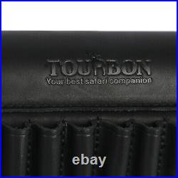 TOURBON Leather Gunstock Cheek Riser Rifle 308WIN/45-70 Ammo Holder+Gun Sling