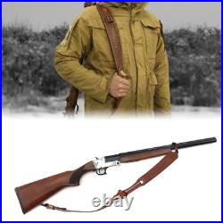 TOURBON Leather Rifle Sling Gun Muzzleloading Ammo Strap Barrel Mounted Connect