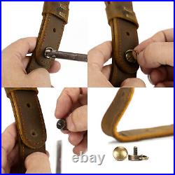 TOURBON Rifle Sling Gun Strap Non-slip 2 Points Adjust with. 22 Ammo Slot