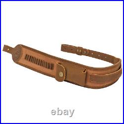 TOURBON Rifle Sling Gun Strap Non-slip 2 Points Adjust with. 22 Ammo Slot