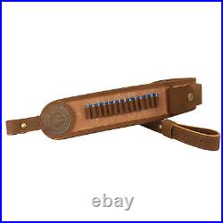 TOURBON Rifle Sling Gun Strap Non-slip 2 Points Adjust with. 22 Ammo Slot