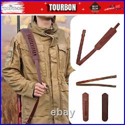 TOURBON Shooting Rifle Sling Padded Gun Carry Strap 30-06 Ammo Holder 2 Points