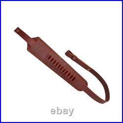 TOURBON Shooting Rifle Sling Padded Gun Carry Strap 30-06 Ammo Holder 2 Points