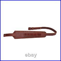 TOURBON Shooting Rifle Sling Padded Gun Carry Strap 30-06 Ammo Holder 2 Points