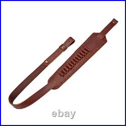 TOURBON Shooting Rifle Sling Padded Gun Carry Strap 30-06 Ammo Holder 2 Points