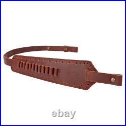 TOURBON Shooting Rifle Sling Padded Gun Carry Strap 30-06 Ammo Holder 2 Points