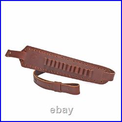 TOURBON Shooting Rifle Sling Padded Gun Carry Strap 30-06 Ammo Holder 2 Points