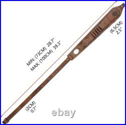 TOURBON Vintage Leather Ammo Holder Rifle Sling Adjustable Hunting Gun Strap wit