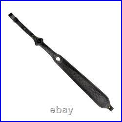 TOURBON Vintage Leather Rifle Sling Hunting Gun Strap Shotgun Thumb Loop+Swivels