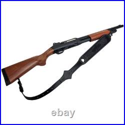 TOURBON Vintage Leather Rifle Sling Hunting Gun Strap Shotgun Thumb Loop+Swivels