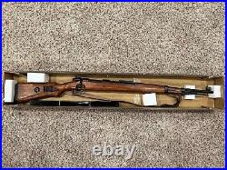 Tanaka kar98k spring powered airsoft with leather sling and 3 extra mag