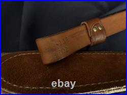 The Hunter Company Cobra Brown Leather Rifle Sling Basket Weave Style