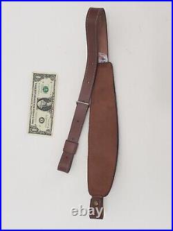 Torel 36 Brown Leather Deer Art Rifle Strap Sling Top Grain Cowhide 4852 Texas